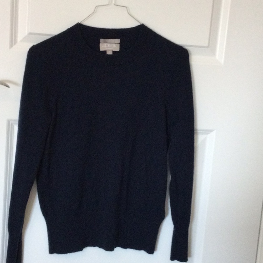 Navy Blue Cashmere Sweater by J Crew